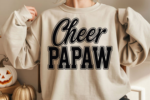 Cheer Papaw Svg, Cheer Grandpa Svg, Cheer Dad Svg SVG DesignDestine 
