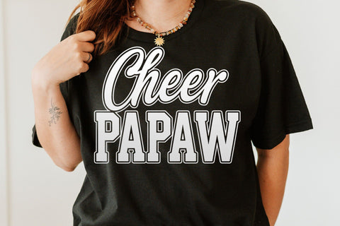 Cheer Papaw Svg, Cheer Grandpa Svg, Cheer Dad Svg SVG DesignDestine 