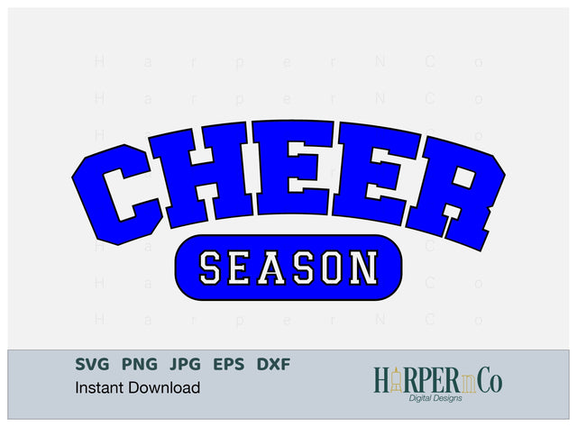 Cheer Season Laser SVG EPS Cut File SVG HarperNCo 