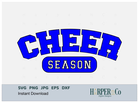 Cheer Season Laser SVG EPS Cut File SVG HarperNCo 