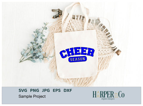 Cheer Season Laser SVG EPS Cut File SVG HarperNCo 