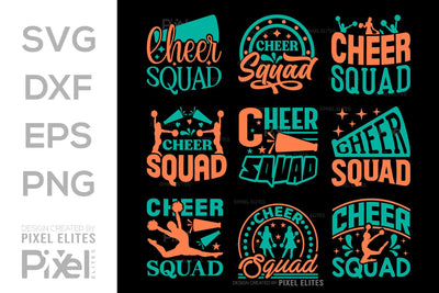 Cheer Squad SVG Cheerleading Cheer Life Bundle Cheer Team Cheer Quote Design PET 00653 SVG ETC Craft 