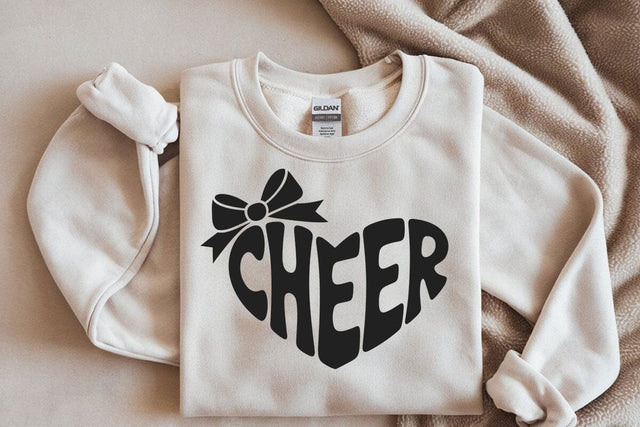 Cheer svg, Cheer Heart svg, Cheer Shirt svg, Cheer Bow svg, Cheerleading png SVG DesignDestine 