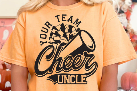 Cheer svg, Cheerleader Svg, Team Template, Cheer Mom Svg, Custom Cheer shirt svg, Megaphone, Pom Pom, Cricut, Silhouette SVG DesignDestine 