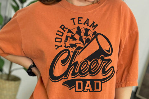 Cheer svg, Cheerleader Svg, Team Template, Cheer Mom Svg, Custom Cheer shirt svg, Megaphone, Pom Pom, Cricut, Silhouette SVG DesignDestine 