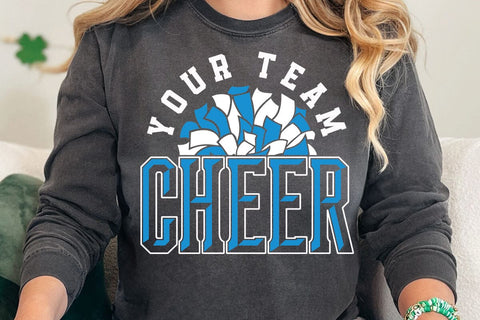 Cheer SVG Files, Cheerleader Shirt Design, Team Template Svg SVG DesignDestine 