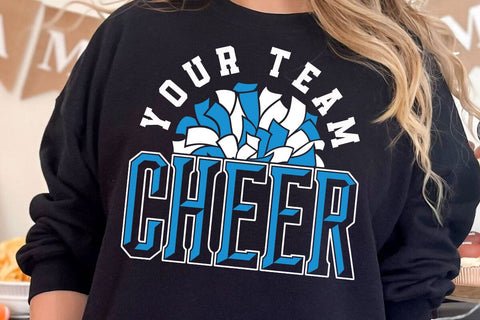 Cheer SVG Files, Cheerleader Shirt Design, Team Template Svg SVG DesignDestine 