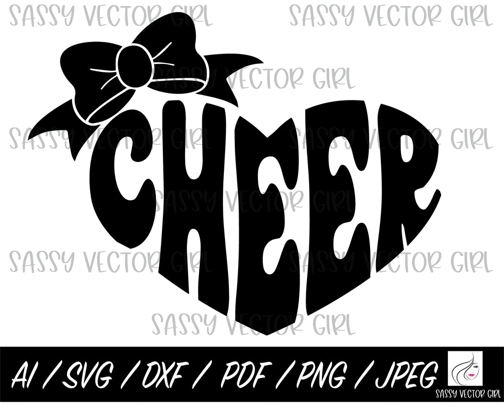 Cheer Vector Designs Cheer SVG - So Fontsy