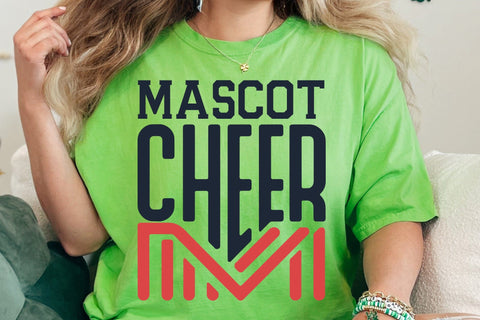 Cheer Team Mascot SVG Template, Shirts Design SVG DesignDestine 