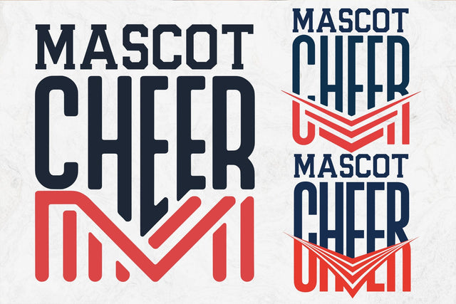 Cheer Team Mascot SVG Template, Shirts Design SVG DesignDestine 
