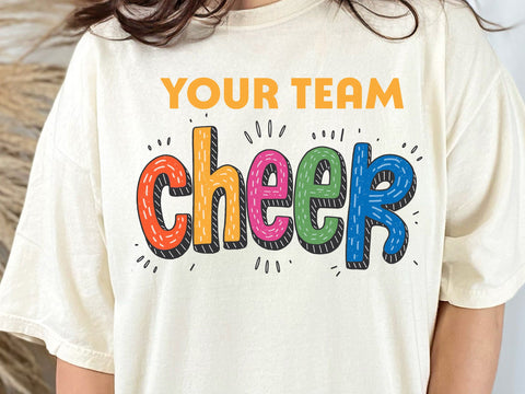 Cheer Team SVG, Cheerleading Shirts, Cricut Files SVG DesignDestine 