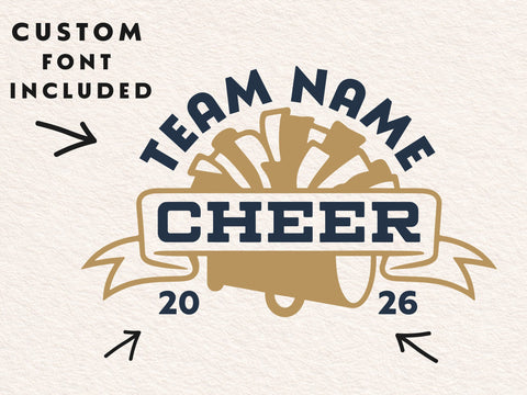 Cheer Team SVG, Cheerleading Shirts, Cricut Files SVG DesignDestine 
