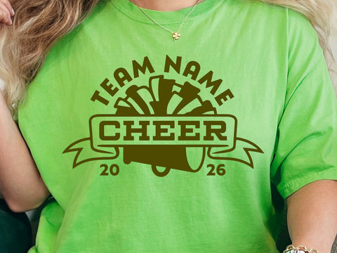 Cheer Team SVG, Cheerleading Shirts, Cricut Files SVG DesignDestine 
