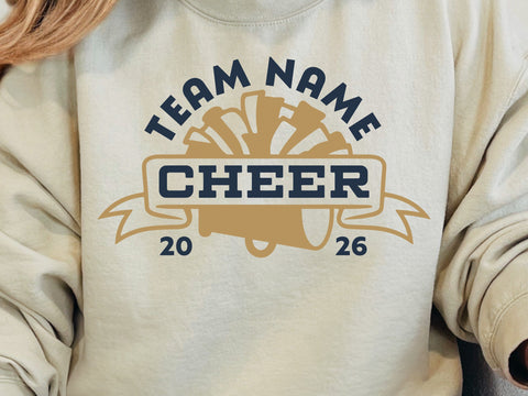 Cheer Team SVG, Cheerleading Shirts, Cricut Files SVG DesignDestine 