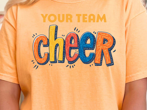 Cheer Team SVG, Cheerleading Shirts, Cricut Files SVG DesignDestine 