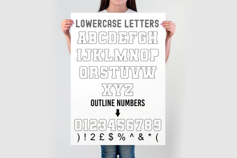 Cheer Varsity Font - SVG, OTF, TTF Files - Cheerleading Cut Files for Cricut & Silhouette SVG TonisArtStudio 