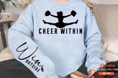 Cheer within Sleeve SVG Design SVG Designangry 