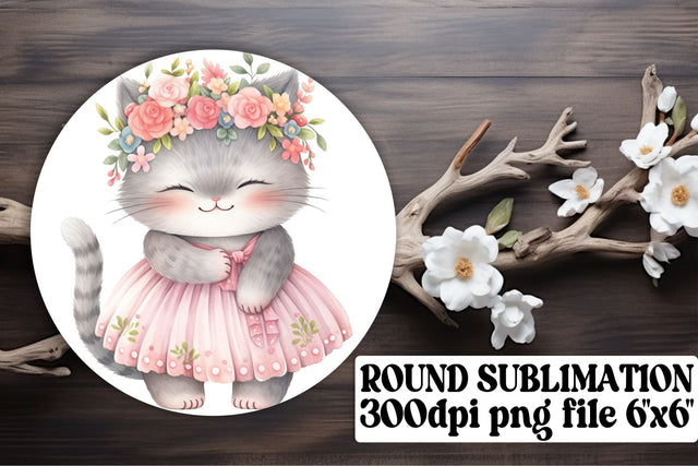 Cheerful Cat Car Coasters for Sublimation Crafting Sublimation afrosvg 