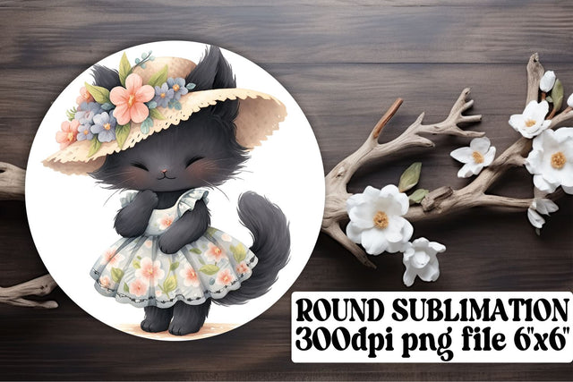 Cheerful Cat Car Coasters for Sublimation Crafting Sublimation afrosvg 