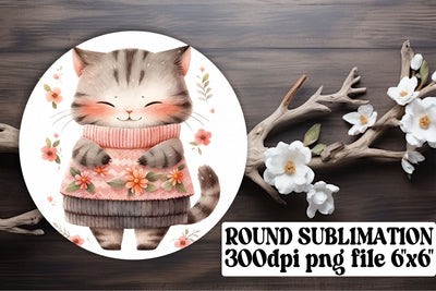 Cheerful Cat Car Coasters for Sublimation Crafting Sublimation afrosvg 