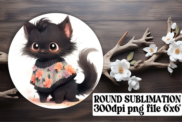 Cheerful Cat Car Coasters for Sublimation Crafting Sublimation afrosvg 