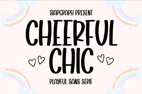 Cheerful Chic Font Masyafi Studio 