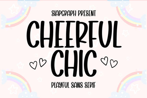 Cheerful Chic Font Masyafi Studio 