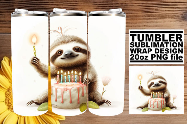 Cheerful Creature Party: Sublimation Tumbler Wrap Sublimation afrosvg 