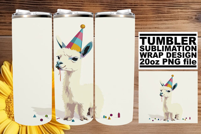 Cheerful Critter Circus: Watercolor Tumbler Design Sublimation afrosvg 