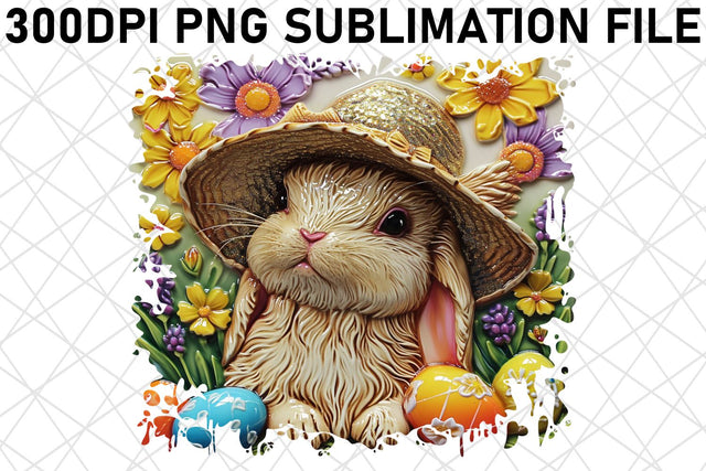 Cheerful Easter Critter Sublimation Art Sublimation afrosvg 