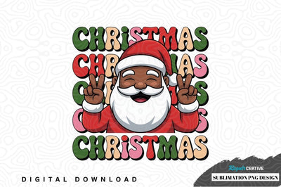 Cheerful santa claus christmas sublimation png design Sublimation Regulrcrative 