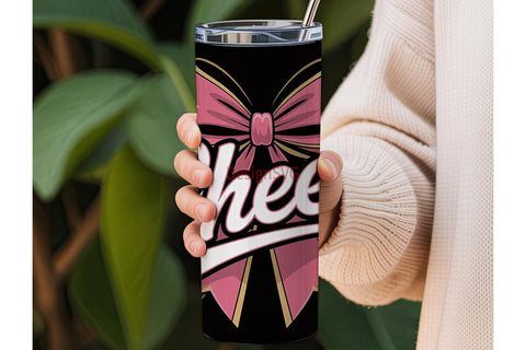 Cheerleader 20oz Tumbler Design Sublimation DesignSVG 