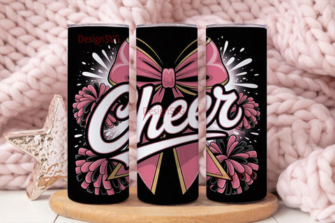 Cheerleader 20oz Tumbler Design Sublimation DesignSVG 