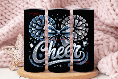 Cheerleader 20oz Tumbler Wrap Sublimation DesignSVG 