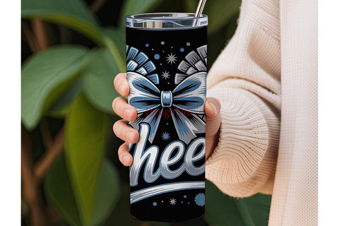 Cheerleader 20oz Tumbler Wrap Sublimation DesignSVG 
