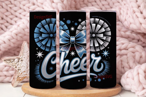 Cheerleader 20oz Tumbler Wrap Sublimation DesignSVG 