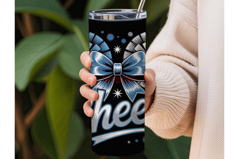 Cheerleader 20oz Tumbler Wrap Sublimation DesignSVG 