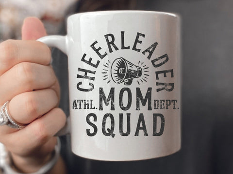 Cheerleader Mom Squad SVG, Cheer Team File SVG DesignDestine 