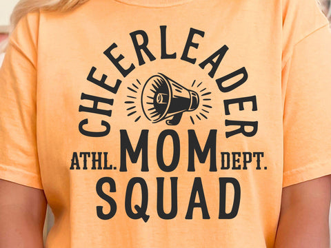 Cheerleader Mom Squad SVG, Cheer Team File SVG DesignDestine 