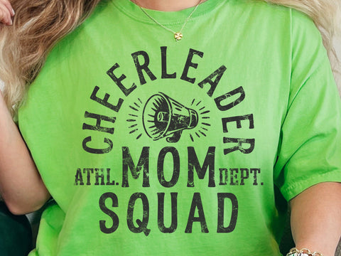 Cheerleader Mom Squad SVG, Cheer Team File SVG DesignDestine 