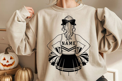 Cheerleader svg, Cheerleader Name svg, Cheer Dance svg, Cheering Squad svg SVG DesignDestine 