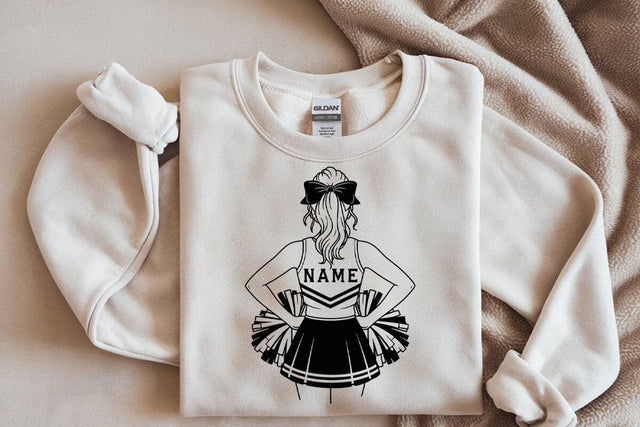 Cheerleader svg, Cheerleader Name svg, Cheer Dance svg, Cheering Squad svg SVG DesignDestine 