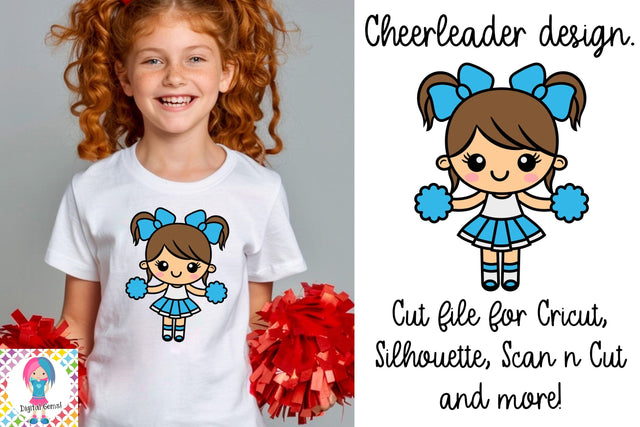 Cheerleader svg design. SVG Digital Gems 