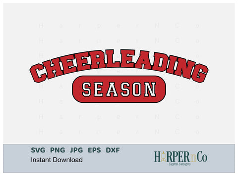 Cheerleading Season Laser SVG EPS Cut File SVG HarperNCo 
