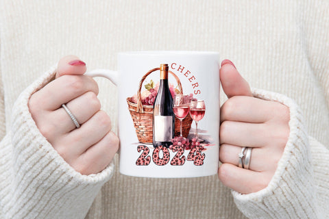 Cheers 2024 | New Year PNG Sublimation Sublimation CraftLabSVG 