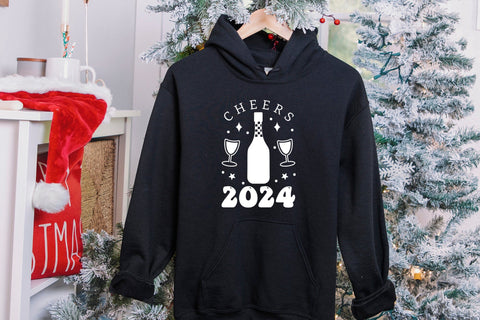 Cheers 2024, New Year SVG Design SVG CraftLabSVG 
