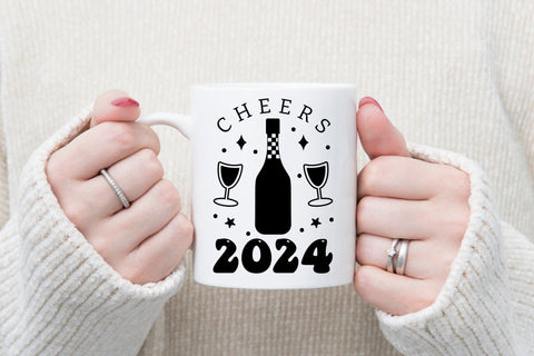 Cheers 2024, New Year SVG Design SVG CraftLabSVG 