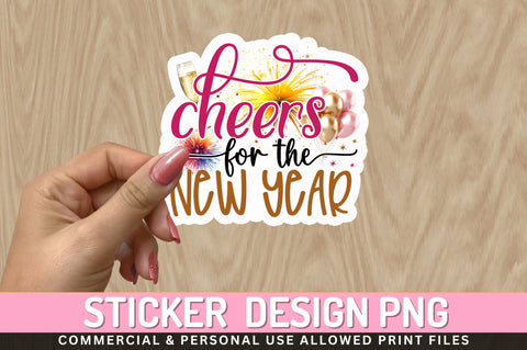 Cheers for the Sticker Design Sublimation Regulrcrative 