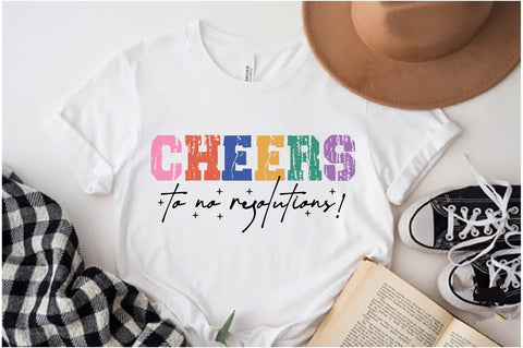 Cheers To No Resolutions, New Year Quote SVG PNG, New Year's Resolutions Meaning Shirt, Funny New Year Shirt, Sarcastic New Year Shirt SVG Jagonath Roy 
