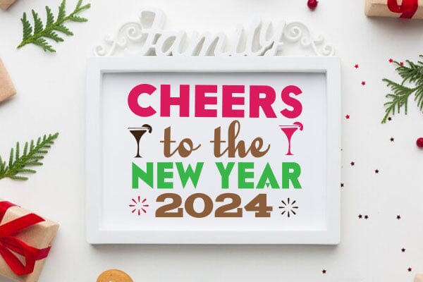 cheers to the new year 2024 - So Fontsy